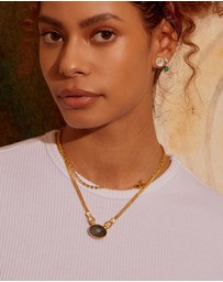 Ottoman Hands - Daphne Labradorite Chain Necklace