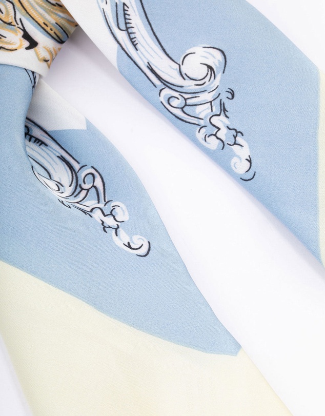 Lovisa - Blue Fabric Regal Printed Scarf
