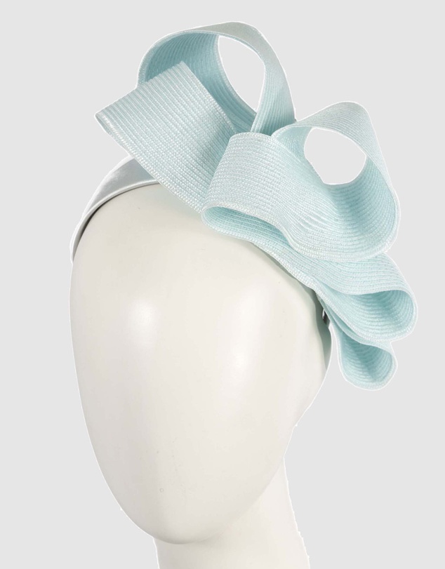 Max Alexander - Large Loops Blue Racing Fascinator