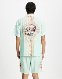 Camilla - Short Sleeve Cabana Shirt