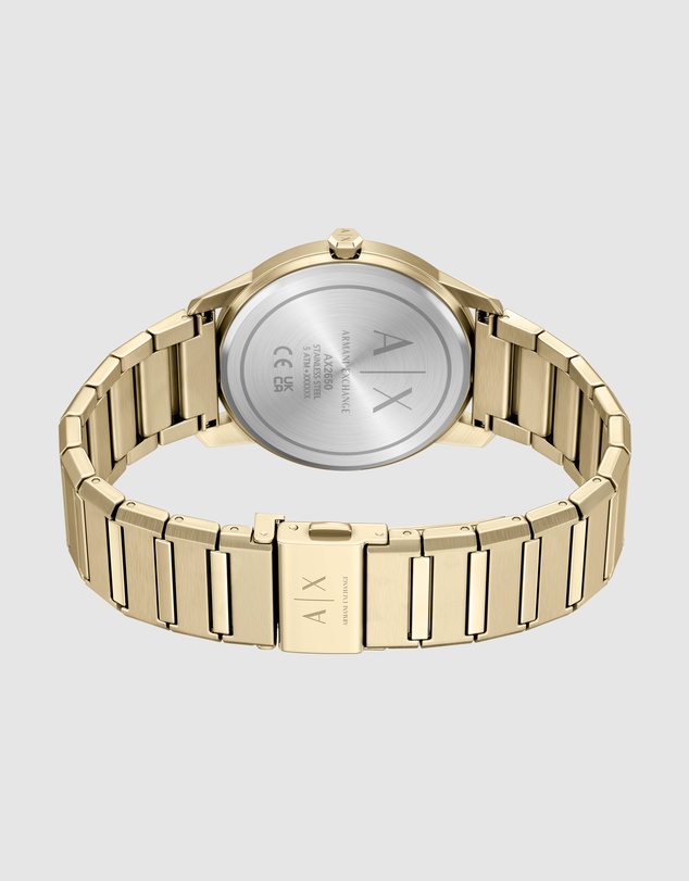 Armani Exchange - Gold Tone Analogue Watch