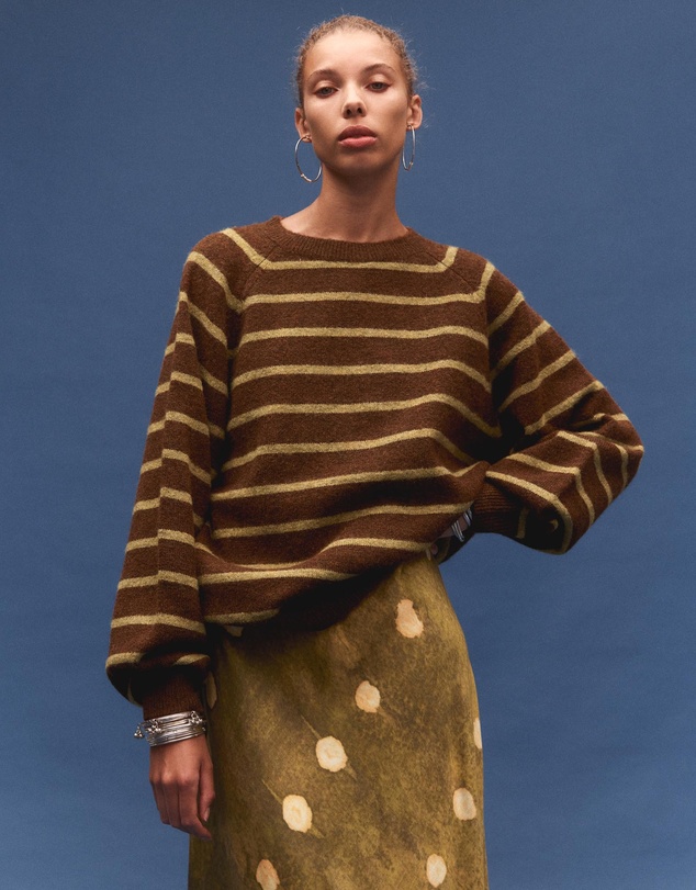 KINGA CSILLA - Umore Stripe Knit Jumper