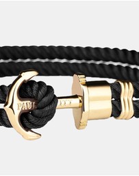 Paul Hewitt - Phrep Nylon Black Gold L Bracelet