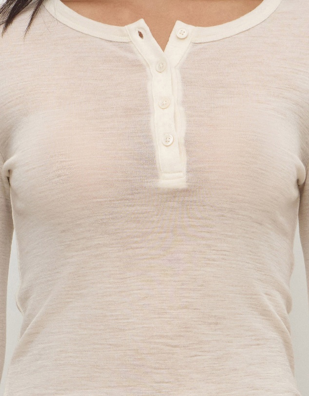 Assembly Label - Nora Merino Wool Henley Top