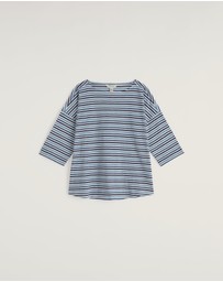 Seasalt - Seasalt Cornwall Blue Tremayne Quay Jersey Top