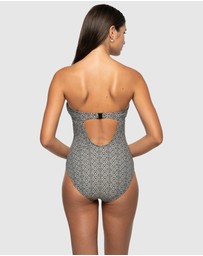 Nip Tuck Swim - Tintilating Tile Jacinta Multifit Bandeau One Piece