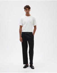 AERE - Pleated Wool Blend Trousers