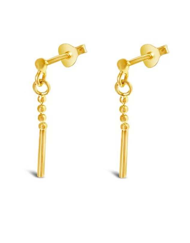 Ichu - Tiny Details Earrings, Gold