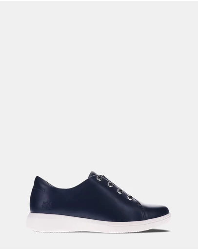 Mia Vita - Bingo Elastic Lace Sneaker - Navy