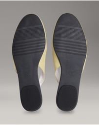 Calvin Klein - Leather Slingback Ballerinas