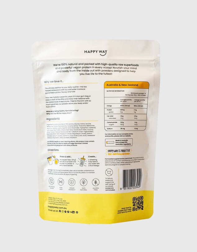 Happy Way - Tropical Whey Protein Water Powder