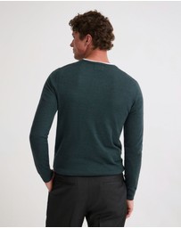 Oxford - Basic V-Neck Pure Wool Pullover