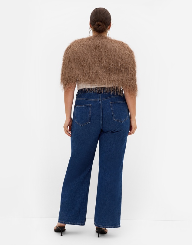 City Chic - Plus size Susie Capelet - latte