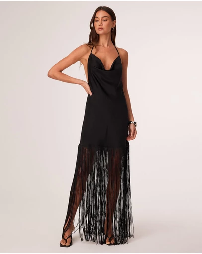 SNDYS - Freya Fringe Maxi Dress