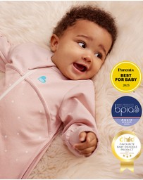 Love to Dream - Sleep Suit 1.0 TOG Long Sleeve Organic Cotton in Dusty Blue