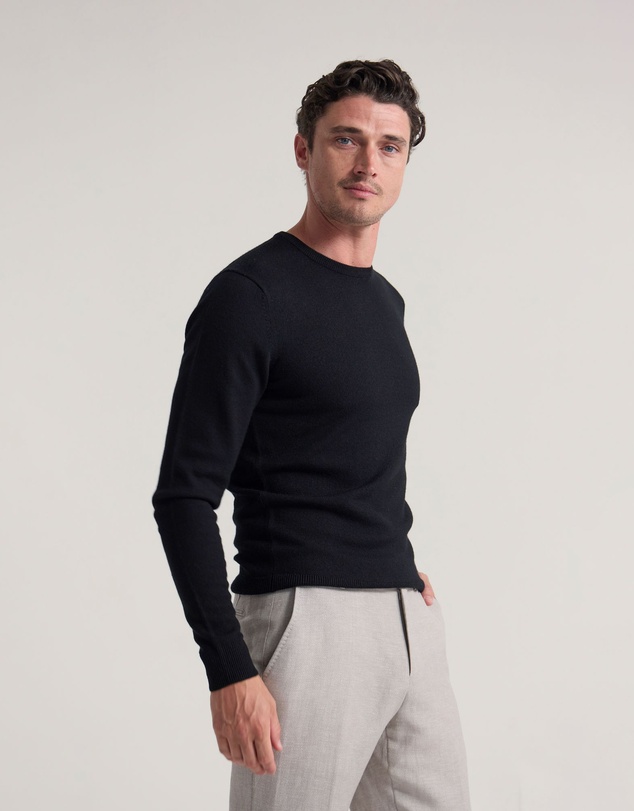Oxford - Crew Neck Pure Merino Wool Pullover