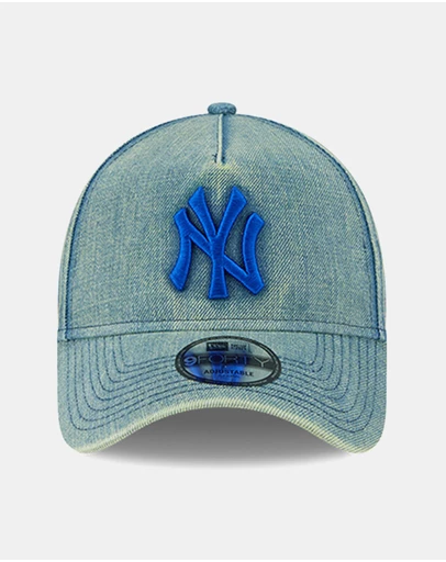 New Era - Green Acid Denim 9FORTY A-Frame New York Yankees