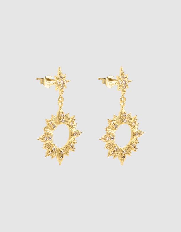 Wanderlust + Co - Sunseeker Gold Earrings