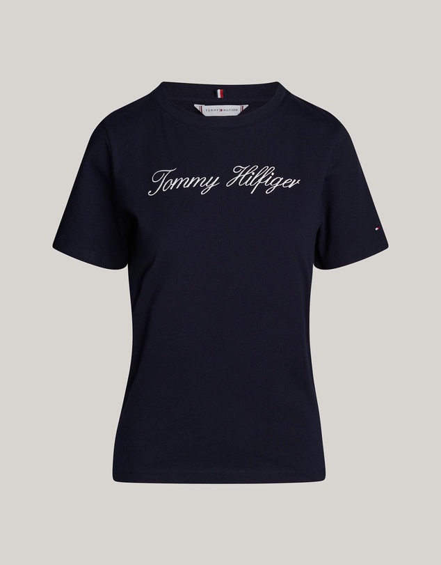 Tommy Hilfiger - Script Regular Crew Neck Short Sleeve Tee