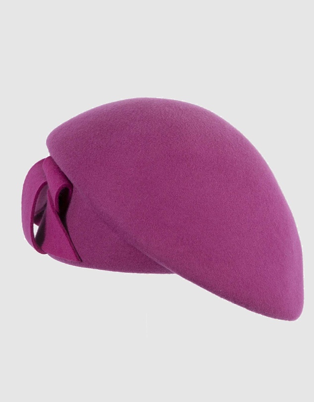 Max Alexander - Winter Fuchsia Felt Beret Hat