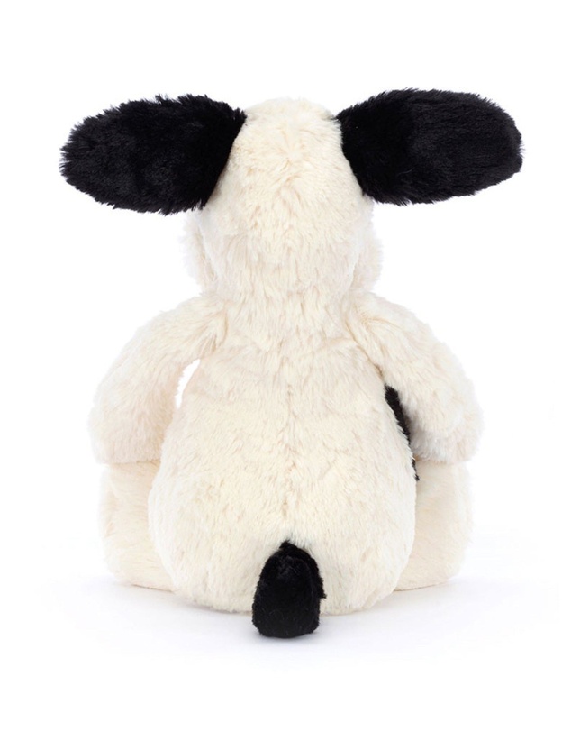 Jellycat - Bashful Black & Cream Puppy Big