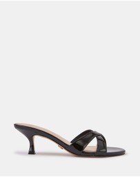 Wittner - Gracie Patent Leather Kitten Heel Mules