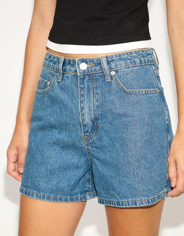 Dazie - Solana Denim Shorts