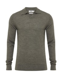 Oxford - Blair Polo Collar Merino Knit