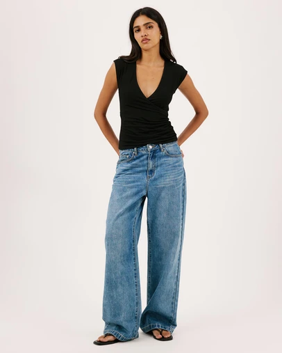 Atmos&Here - Margot Wrap Jersey Top