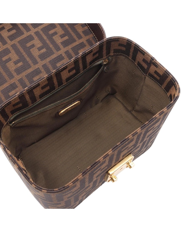 Pre-Loved by Azura Reborn - Pre-Loved Zucca Canvas Vanity Bag