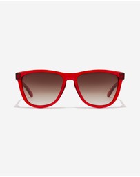Hawkers Co - HAWKERS - ONE RAW Cherry Red Earth Sunglasses for Men and Women UV400