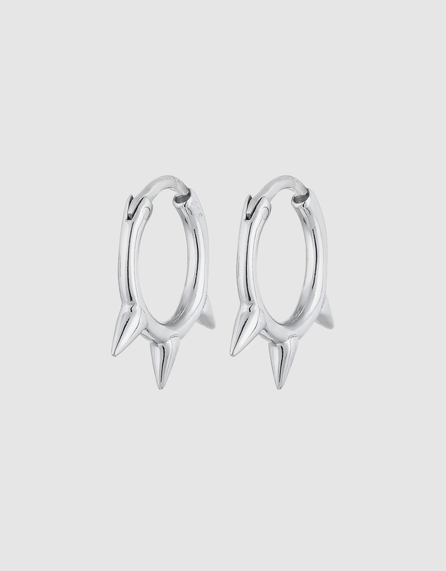 Elli Jewelry - Polished Hoop Earrings in 925 Silver
