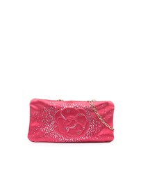 Pre-Loved by Azura Reborn - Pre-Loved chanel Camelia Clutch CrystalEmbellished