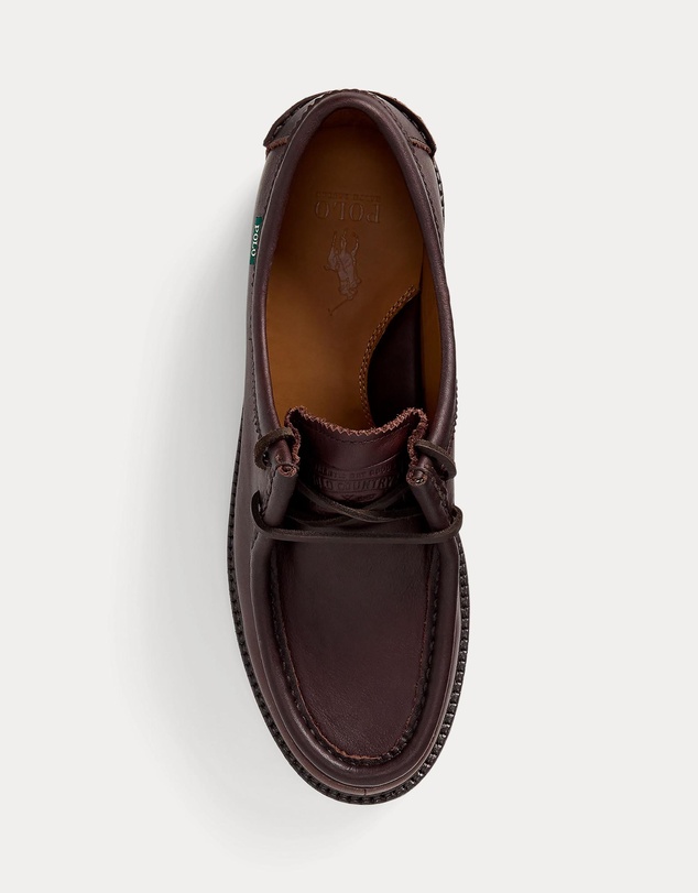 Polo Ralph Lauren - Jett Lug-Sole Leather Moc-Toe Shoes - Men's