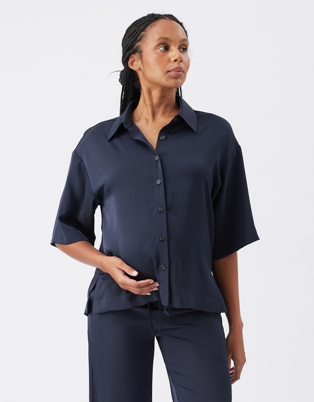 Ripe Maternity - Tamara Satin Shirt