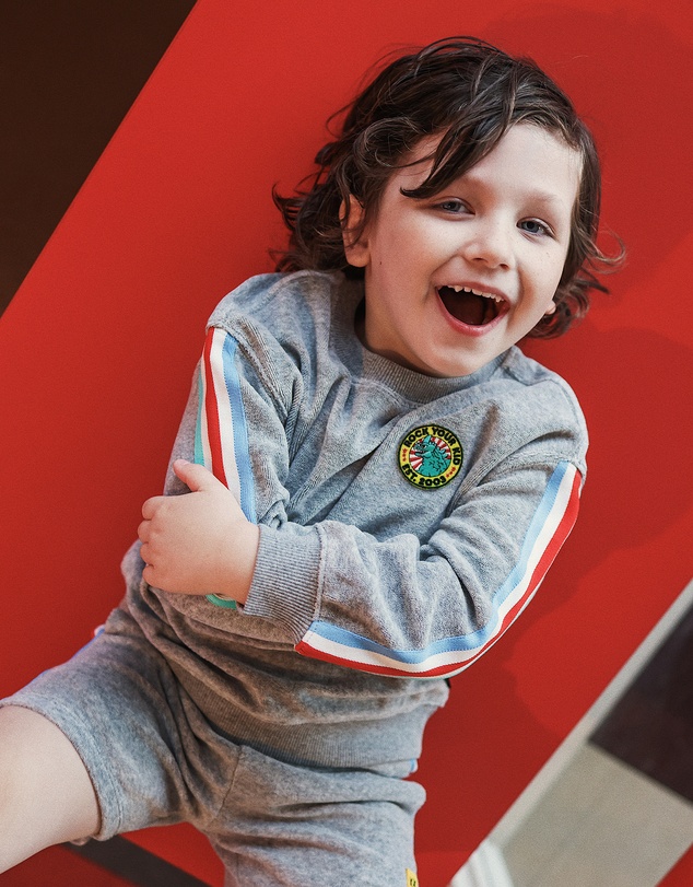 Rock Your Kid - Vinnie Sweater in Grey Marle
