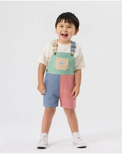 Goldie + Ace - Patchwork Burton Overalls