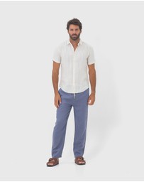 Coast Clothing - Short Sleeve Linen Shirt - Beach