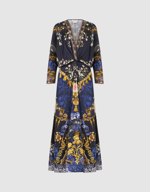 Camilla - Twist Front Batwing Dress