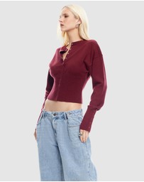 Lioness - Head In The Clouds Cardigan - ICONIC EXCLUSIVE