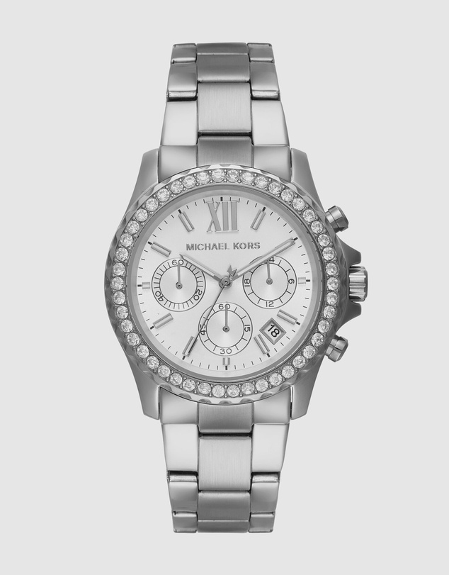 Michael Kors - Everest Silver Tone Chronograph Watch