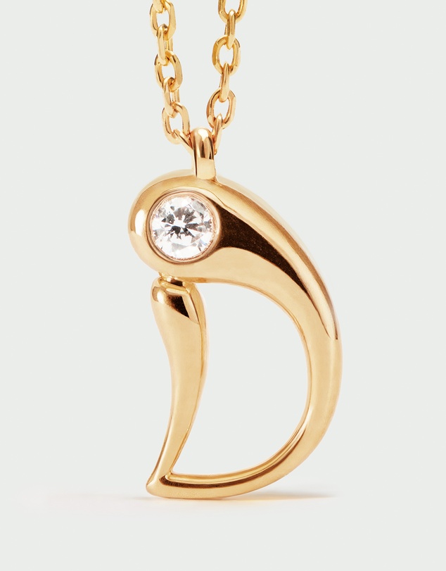 PDPAOLA - Initial 2026 D Pendant Necklace