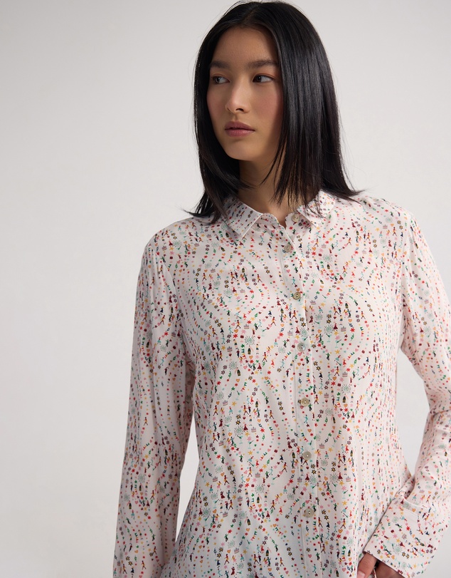 Oxford - Poppy Printed Blouse