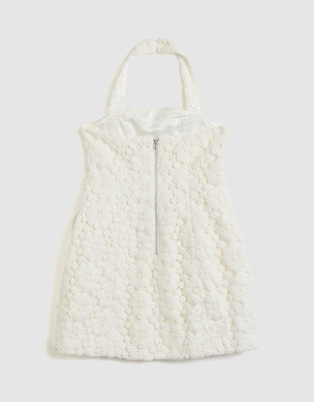Bardot Junior - Priscila Crochet Halter Dress - Kids