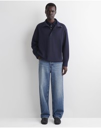 COS - Funnel-Neck Zip-Up Sweatshirt