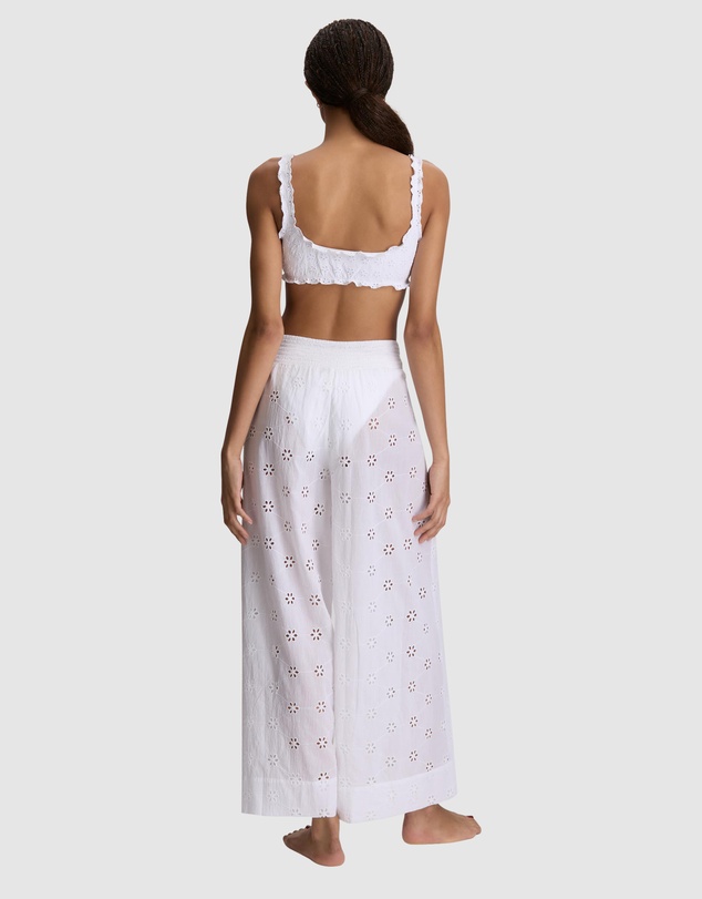 Polo Ralph Lauren - Cotton Eyelet Wrap Waist Beach Pant Cover-Up