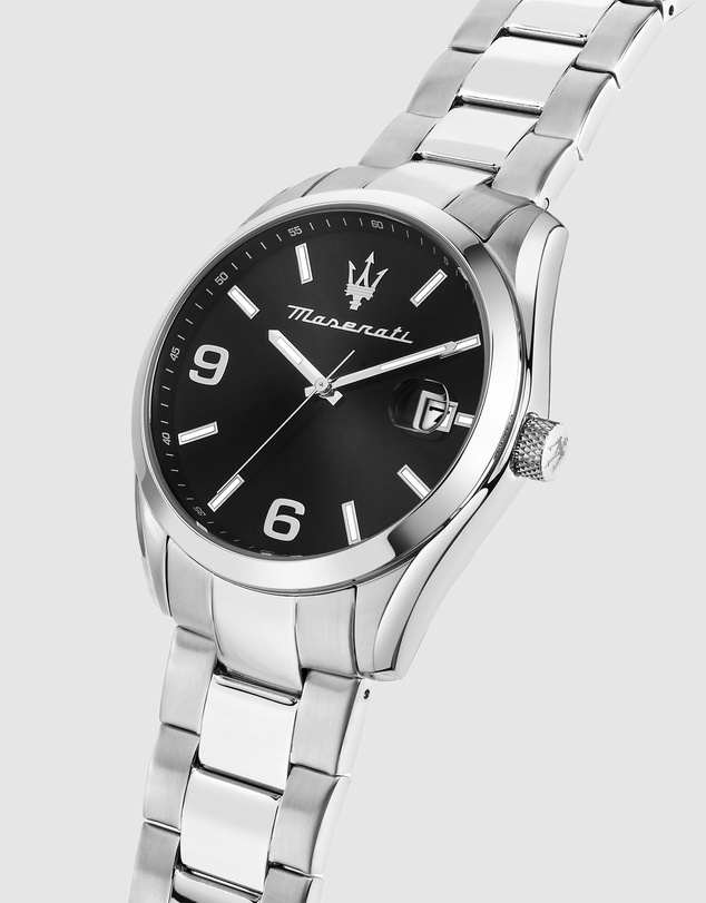 Maserati - Attrazione 43mm Silver Stainless Steel Watch