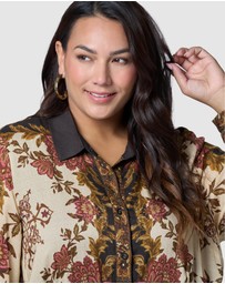 Something 4 Olivia - Sadie Maxi Shirt Dress