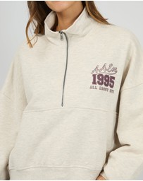All About Eve - Eve Team 1/4 Zip Oat