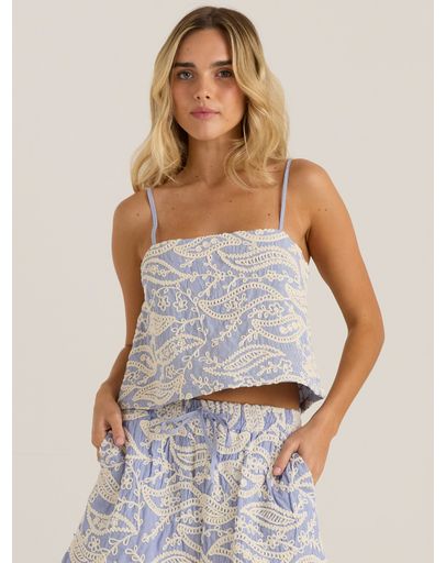 Blue/ White Stripe